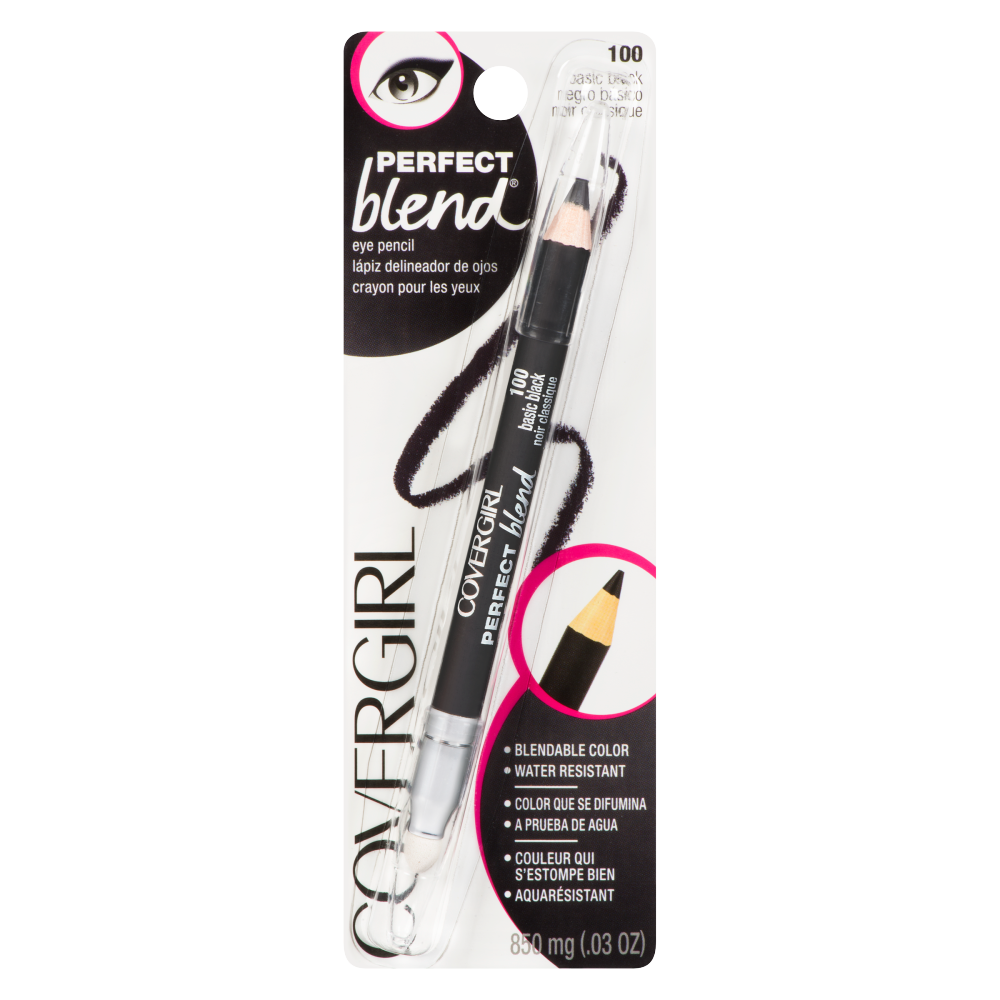 Covergirl Perfect Blend Eye Pencil 100 Basic Black 850 mg WeShine.ca Health & Beauty