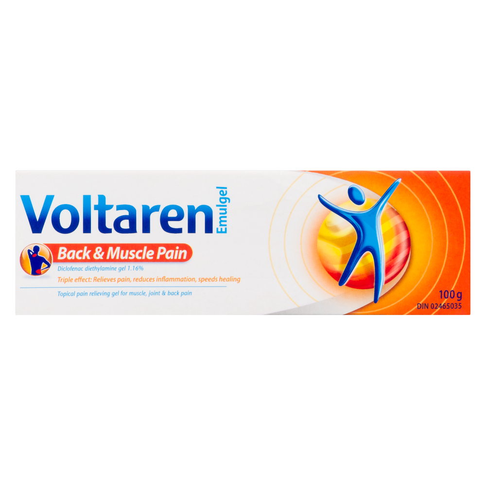 Voltaren Emulgel Back & Muscle Pain 100 g WeShine.ca Health