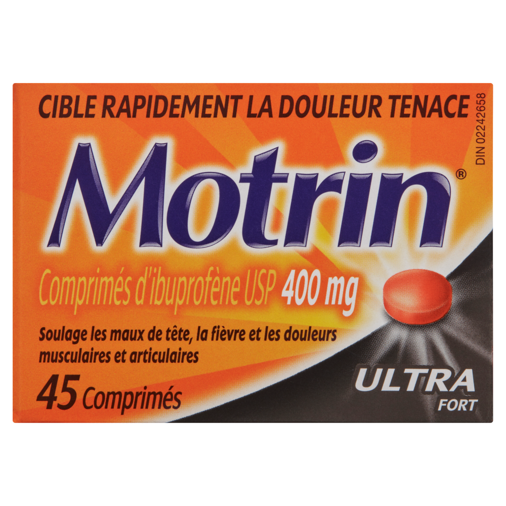Motrin Ibuprofen Tablets USP 400 mg Super Strength 45 Tablets WeShine