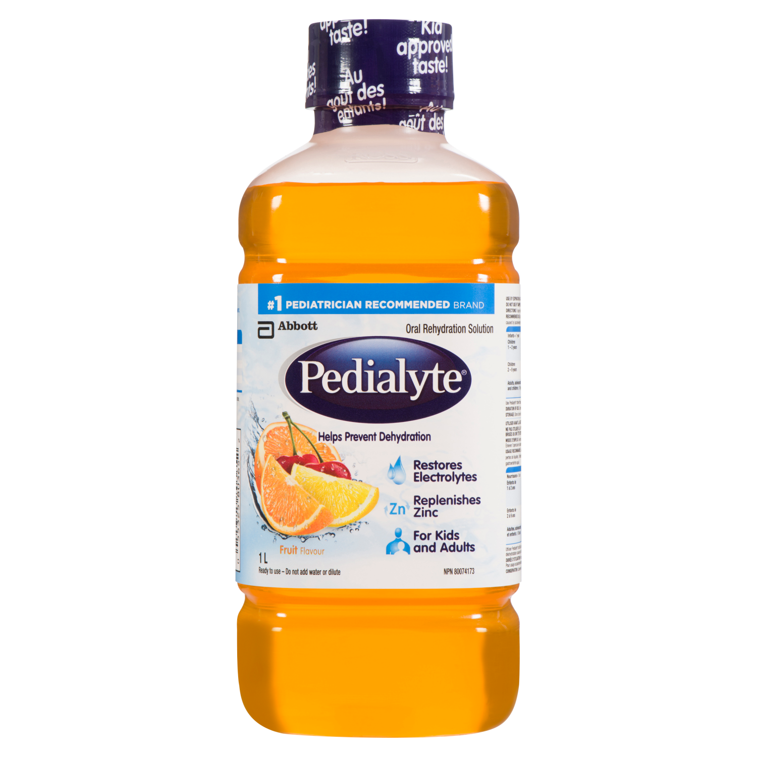 Pedialyte Oral Rehydration Solution Fruit Flavour 1 L WeShine ca 
