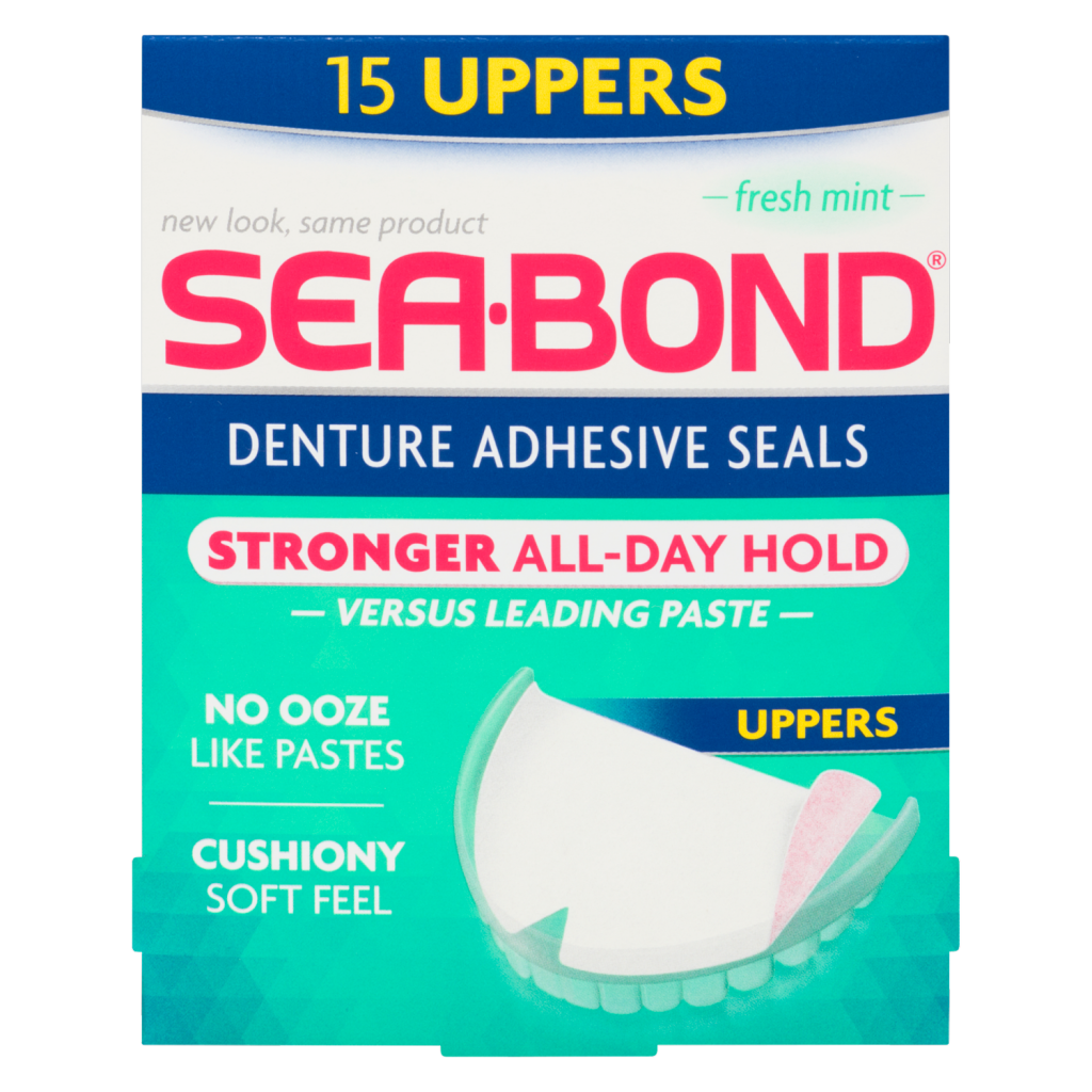 SeaBond Denture Adhesive Seals Fresh Mint, 15 Uppers WeShine.ca Health & Beauty Personal