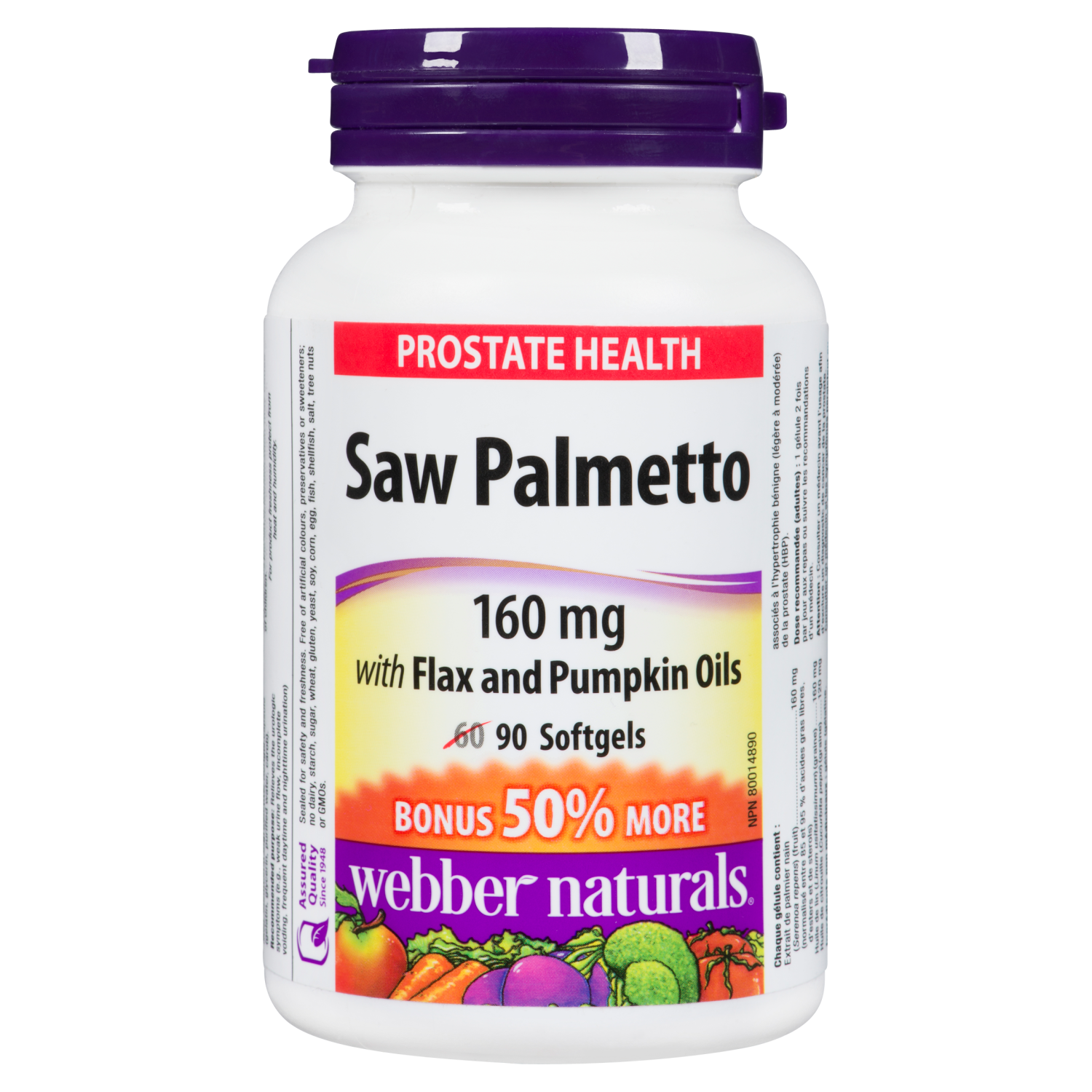 Webber Naturals ProstSure with Saw Palmetto