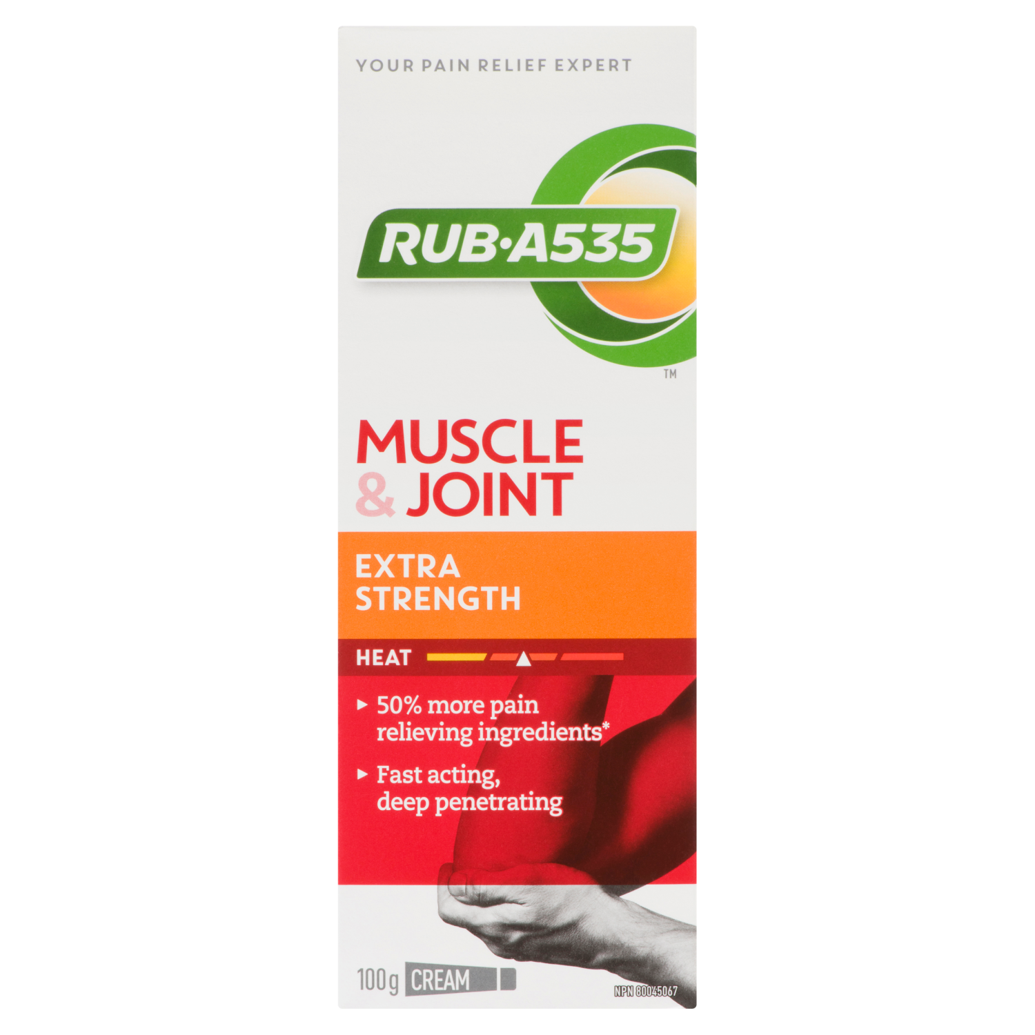 Rub A535 Muscle & Joint Cream Extra Strength, 100 g WeShine.ca