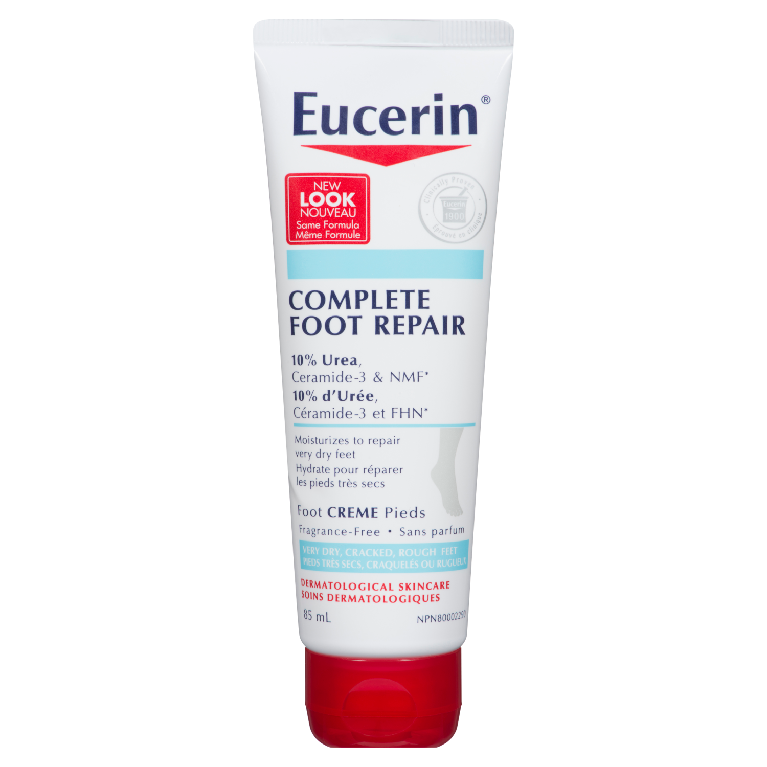 Eucerin Complete FragranceFree Foot Repair Crème, 85 ml WeShine.ca