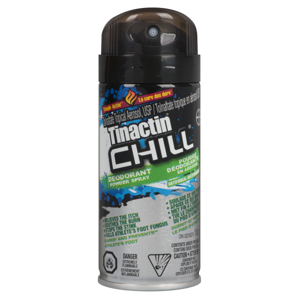 Tinactin Chill Deodorant Powder Spray, 100 g WeShine.ca Health & Beauty Personal Care