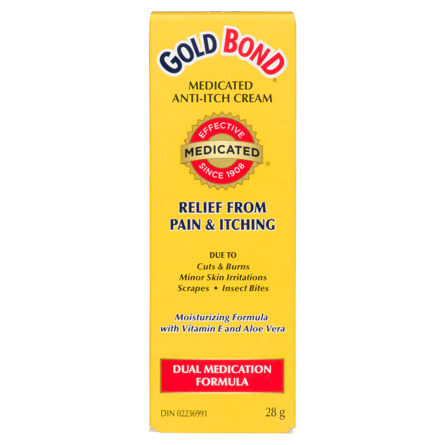 Gold Bond Medicated AntiItch Cream, 28 g WeShine.ca Health